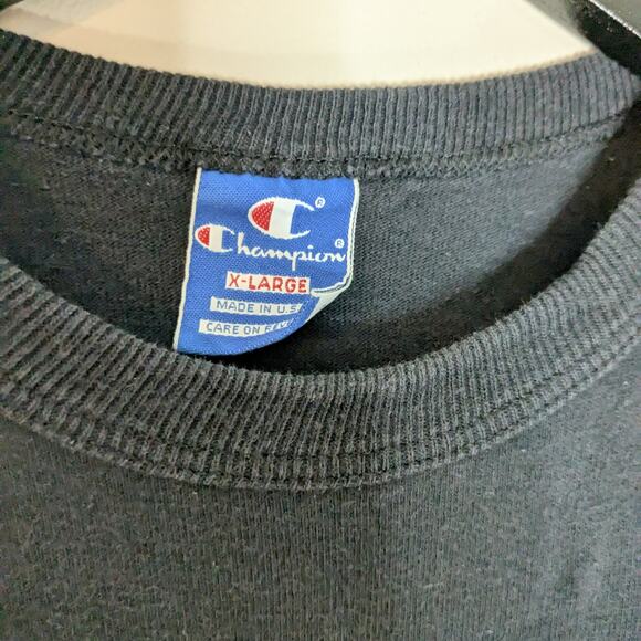 Vintage Champion T-Shirt, black, XL - Picture 4 of 5